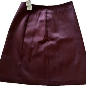 LOFT Rich Burgundy Pencil Skirt
